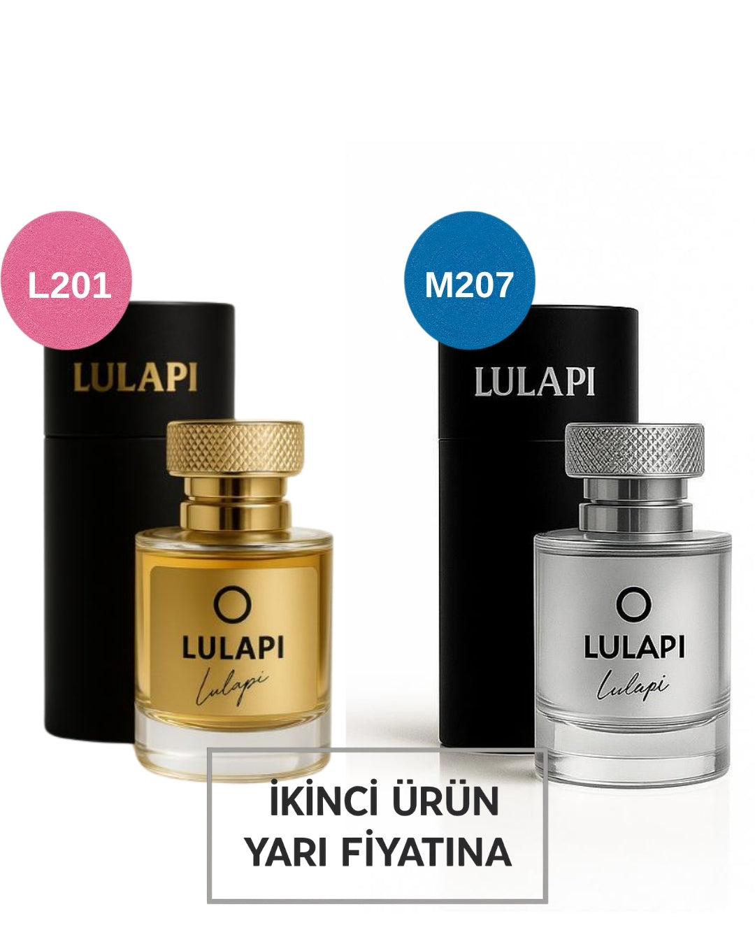 LULAPI Aşk Paketi - L201 Godes & M207 Tere - 2'li Kadın&Erkek Parfüm Seti