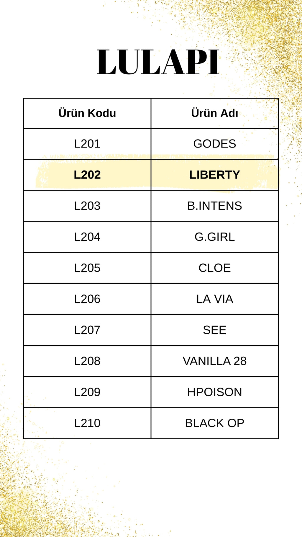 LULAPI L202 Liberty Kadın Parfüm 50 ML