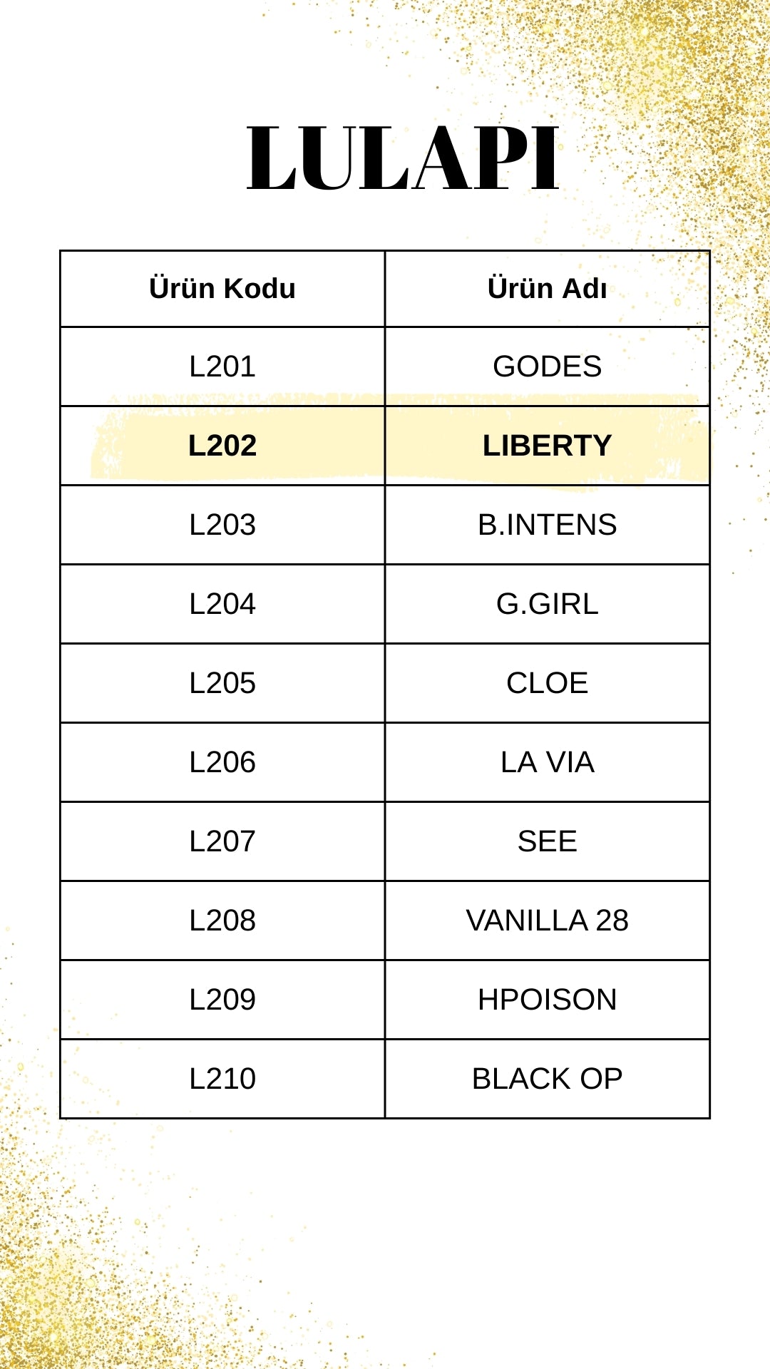 LULAPI L202 Liberty Kadın Parfüm 50 ML