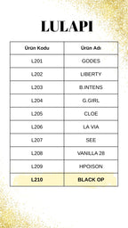 LULAPI L210 Black Op Kadın Parfüm 50 ML