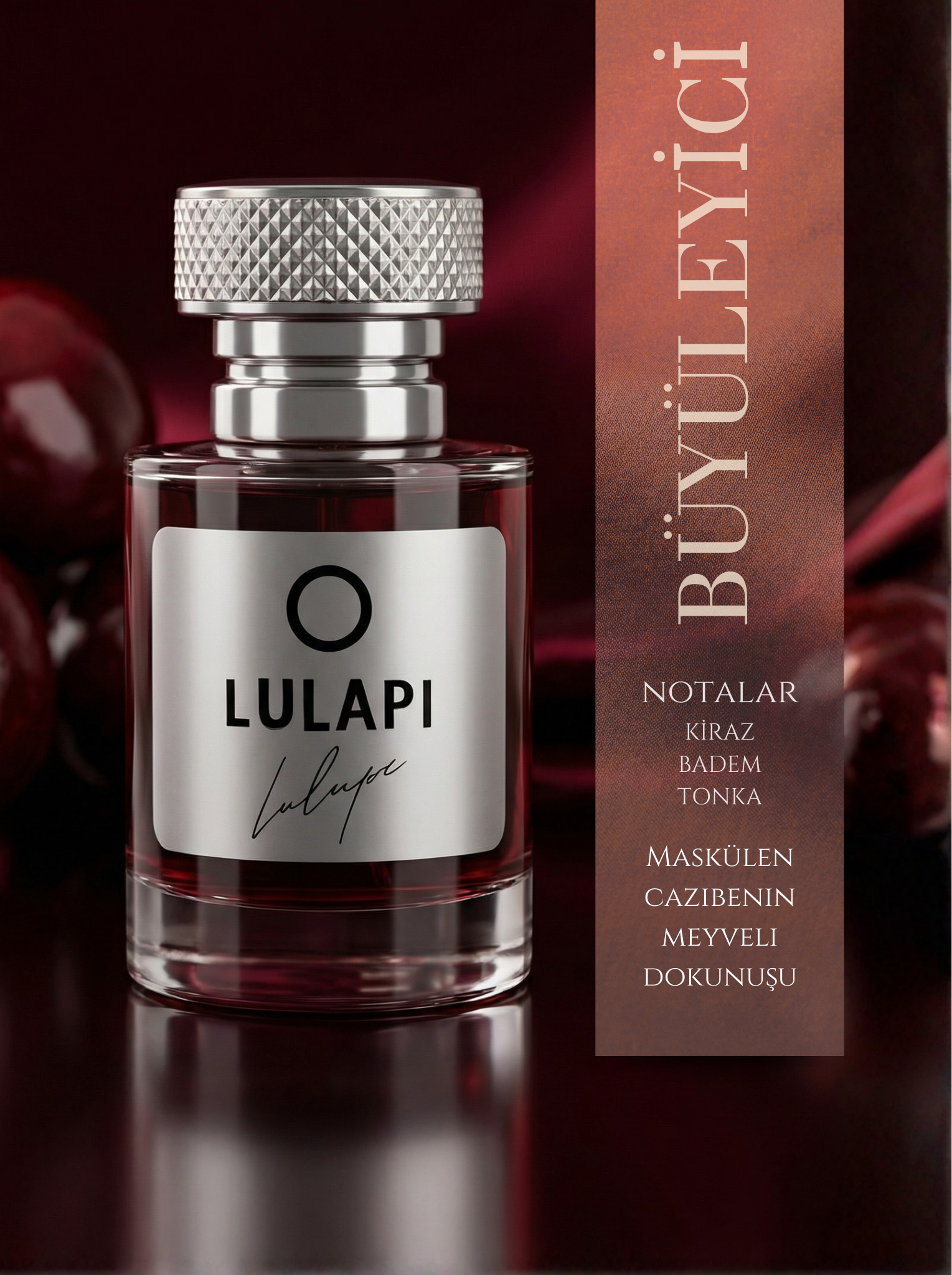 LULAPI M206 Cherry Erkek Parfüm 50 ML