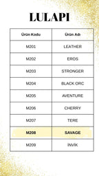 LULAPI M208 Savage Erkek Parfüm Baştan Çıkarıcı 50 ML