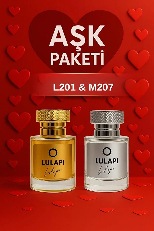 LULAPI Aşk Paketi - L201 Godes & M207 Tere - 2'li Kadın&Erkek Parfüm Seti